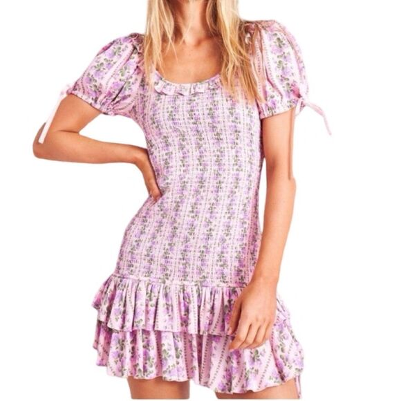 LoveShackFancy Violet Dress - Picture 1 of 8